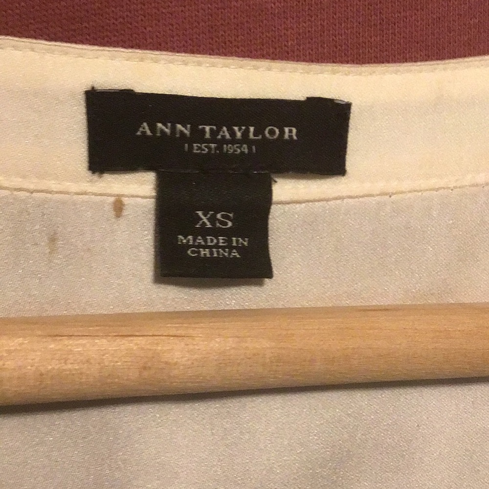 ANN TAYLOR Silk Spandex Seamed Tank
Blouse